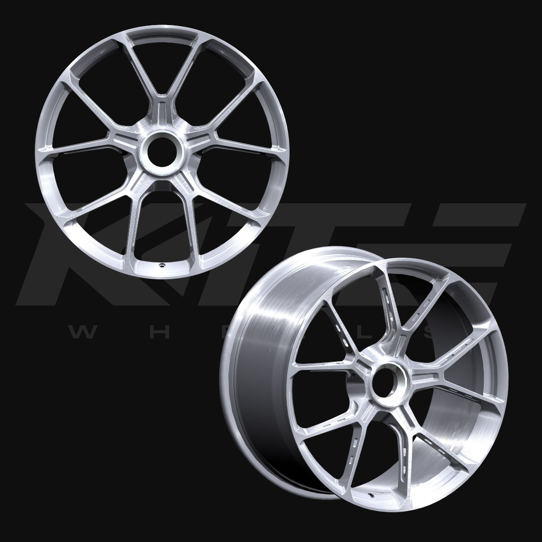 Kite F-33 Glossy Brushed Silver
